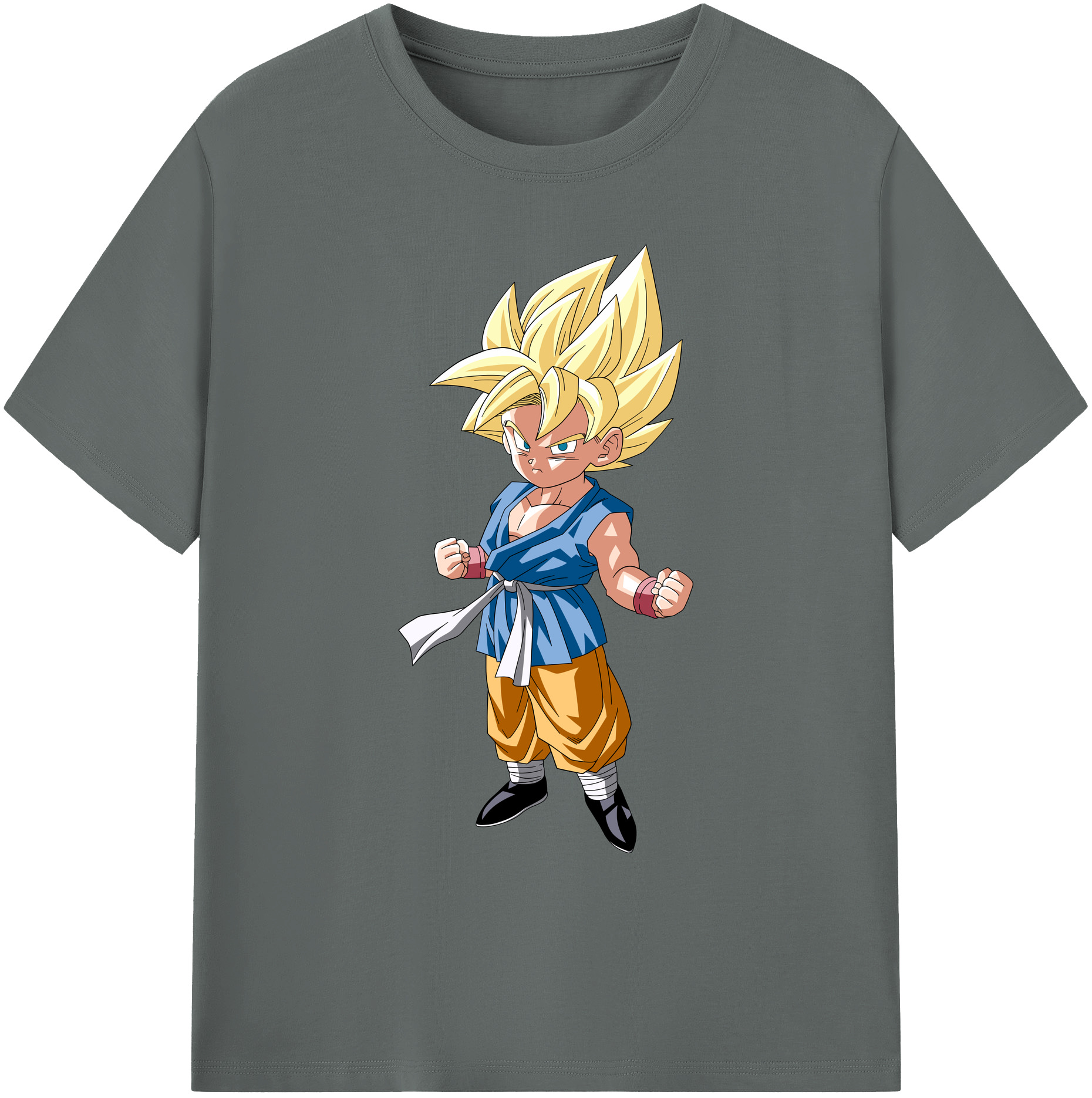 （画像用） ドラゴンボール 孫 悟飯（そんごはん）DRAGON BALL Son Gohan 綿100％ メンズ半袖Tシャツ｜肌触りやわらか＆通気性